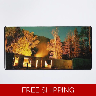 Le Studio Desk Mat Fire in the Sky Sept 2019